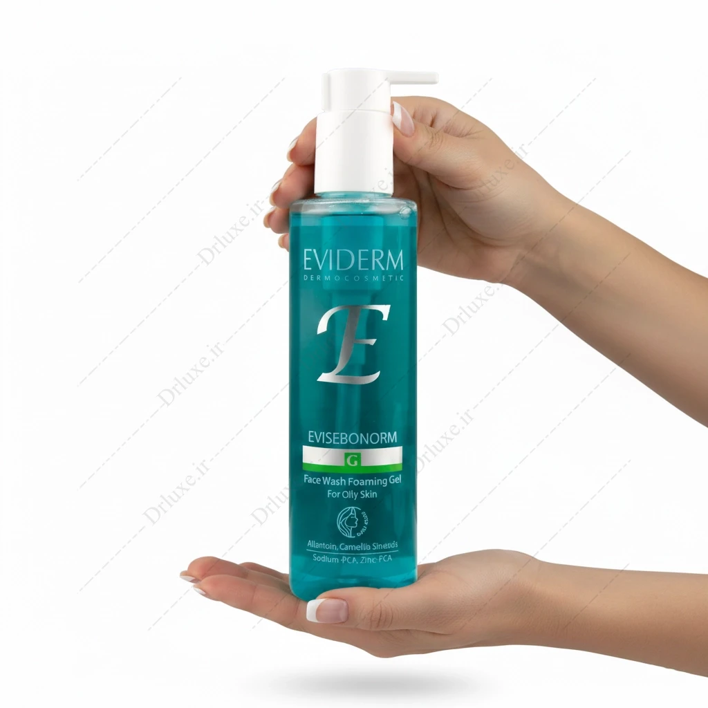 فوم ژل شستشوی صورت پوست چرب اویدرم 200 میلی‌لیتر